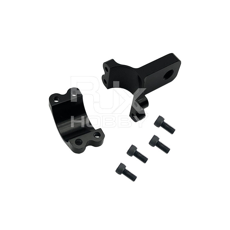 Black aluminum clamp mount bracket set with four screws for RC agriculture UAV drone medicine box tripod