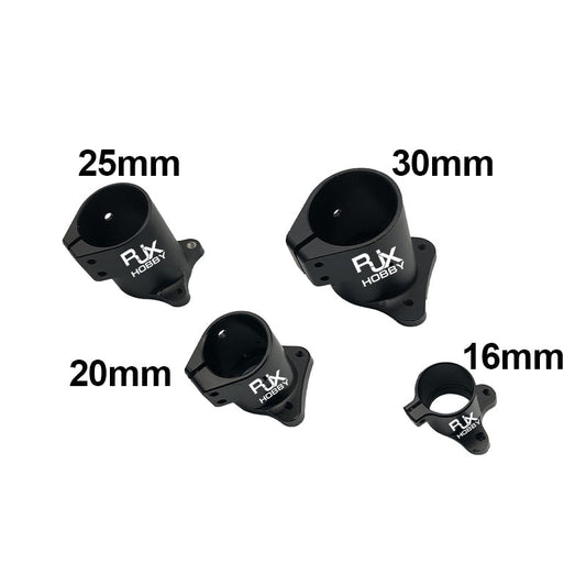RJX 1PC D16/D20/D25/D30mm Tripod Fixed Mount, RJX Hobby tripod fixed mount clamp sizes 16mm, 20mm, 25mm and 30mm with screw holes