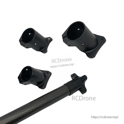 RJX 1PC D16/D20/D25/D30mm Tripod Fixed Mount Landing Gear Carbon Tube Fixture Clamp for UAV
