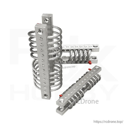 M8 stainless steel wire rope isolator gimbal dampener with aluminum mounting blocks for UAV vibration reduction
