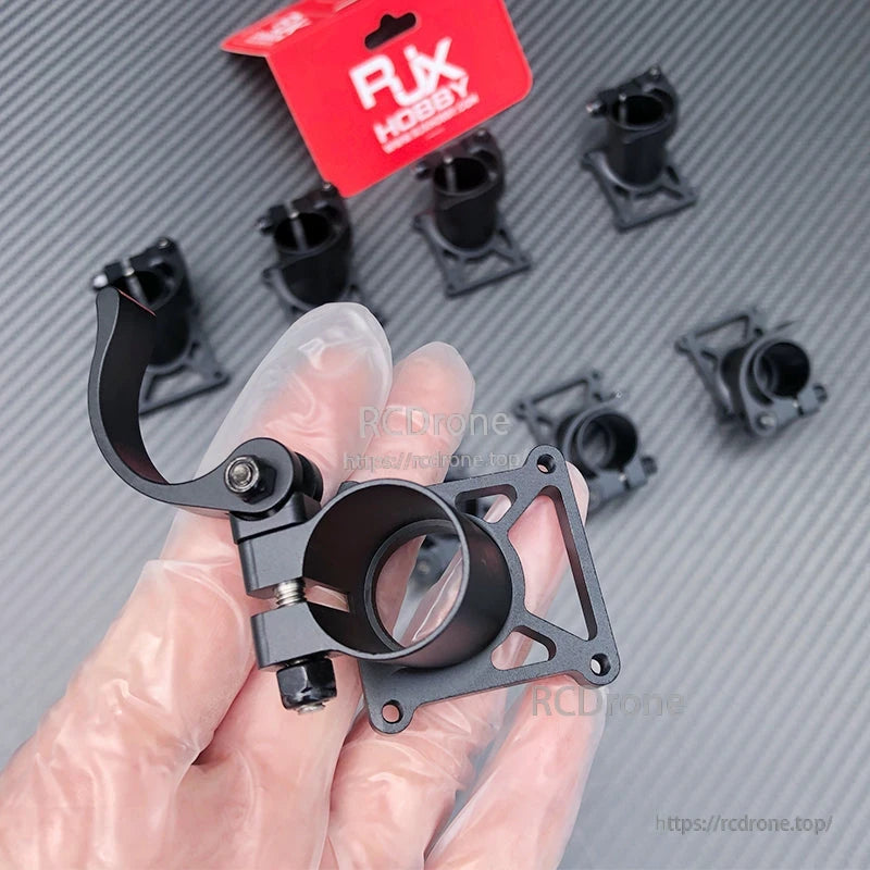 RJX 1pcs 20/25/30mm Quick Release Tripod Fixed Seat, Aluminum Tilt Landing Gear Connector