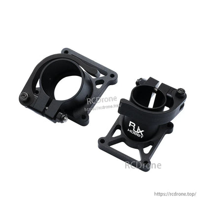RJX Hobby aluminum quick-release clamp mount with square base plate for tripod or landing gear tube