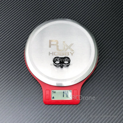RJX 1pcs AS150 Fixed Seat Connector Mount, RJX Hobby AS150 fixed seat connector mount on a digital scale, displaying 141.9 g