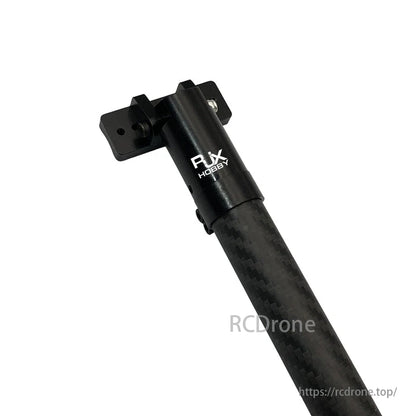 RJX 20mm CNC peça de conexão de haste de spray de liga de alumínio para agricultura vegetal UAV/pulverizador drone