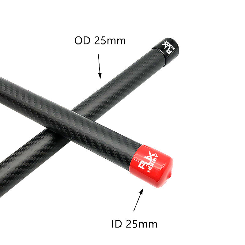 RJX 20pcs Rubber End Caps ID 8 10 12 14 15 16 18 20 22 25 28 30mm PVC Round Tube Bolt Cap Cover Protectors