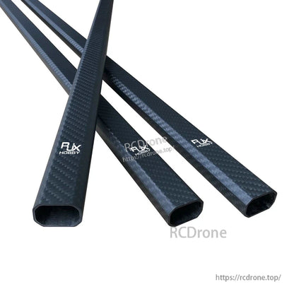 RJX 20x30mm Carbon Fiber Octagonal Tube, RJX Hobby 20x30mm carbon fiber octagonal tube with woven finish and hollow end opening