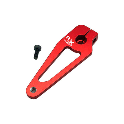 RJX Braccio Servo CNC in Lega di Alluminio 25T, 51mm Rosso per Futaba/Savox/Align/TowerPro