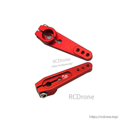 بازوی سروو فلزی RJX 25T برای هواپیمای ثابت (۱ عدد) – شیار ۲۵T، رزوه M2/3-M2، سوراخ Ø2.4/Ø3، طول ۳۳.۵
