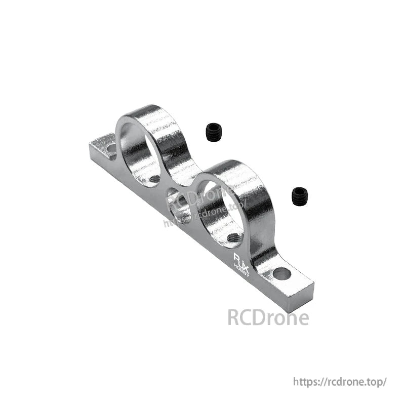 RJX 2pcs Ball Globe Valves Mount Holder Bracket, RJX metal ball globe valve mount holder bracket with two circular clamps and included set screws