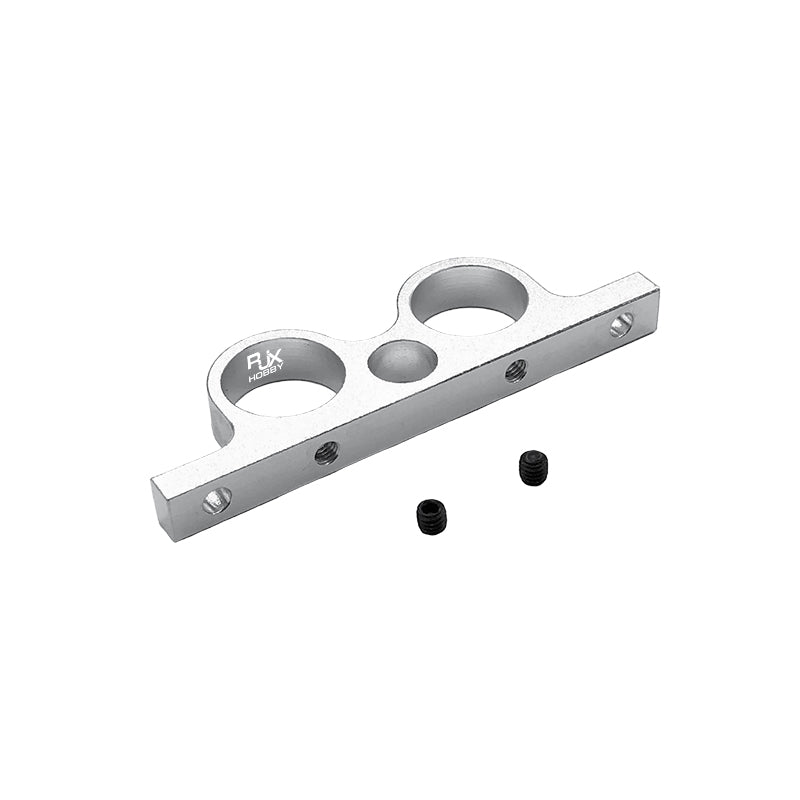 RJX 2pcs Ball Globe Valves Mount Holder Bracket, RJX Hobby aluminum ball globe valve mount holder bracket with dual round clamp openings and two set screws