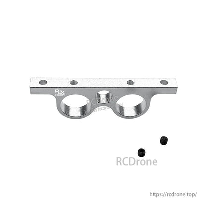 RJX 2pcs Ball Globe Valves Mount Holder Bracket, RJX metal ball/globe valve mount holder bracket with two circular openings and two set screws