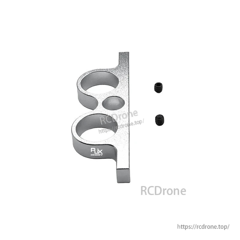RJX 2pcs Ball Globe Valves Mount Holder Bracket, Aluminum ball globe valve mount holder bracket with dual circular clamps and two black set screws