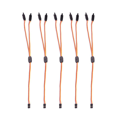RJX 5pcs Y Shape AMASS Anti-Loosening Servo Splitter Cable, 60 Cores 30cm, JR / Futaba