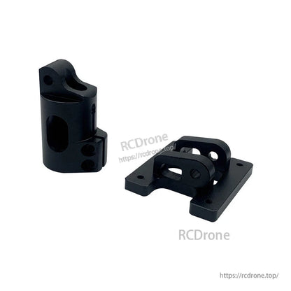 RJX 80° D20mm landing gear fixed connector set with cylindrical clamp and mounting base bracket