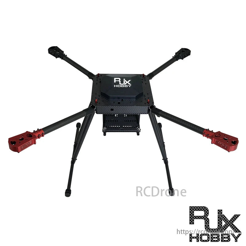 X Frame Quadcopte R RJX 900mm 4-Axis Drone Frame - Carbon Fiber Umbrella Folding Quadcopte ...