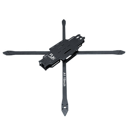 RJX A1 15-inch carbon fiber FPV drone frame kit with four long arms and slotted top plate