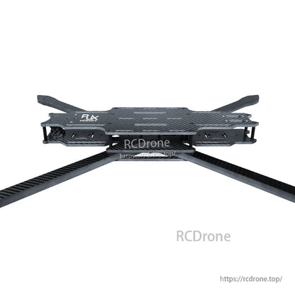 RJX A1 carbon fiber FPV racing drone frame kit with matte twill plates and long quad arms
