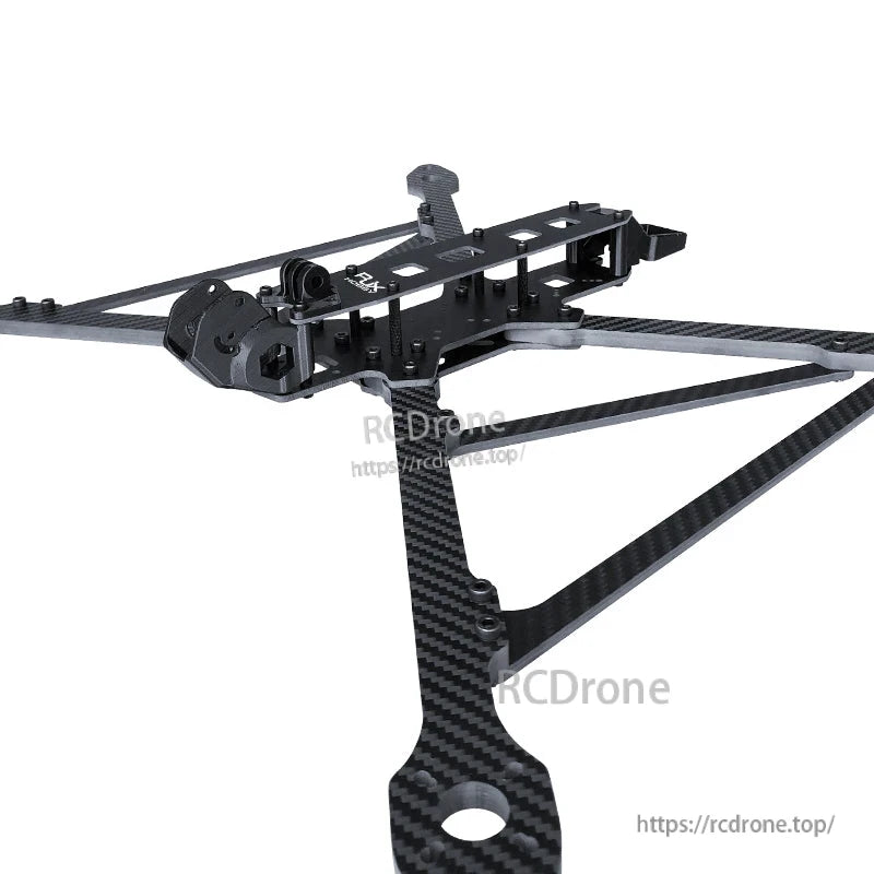 RJX A13 13-inch X-class FPV racing drone carbon fiber frame kit with long arms, top plate, and front camera mount