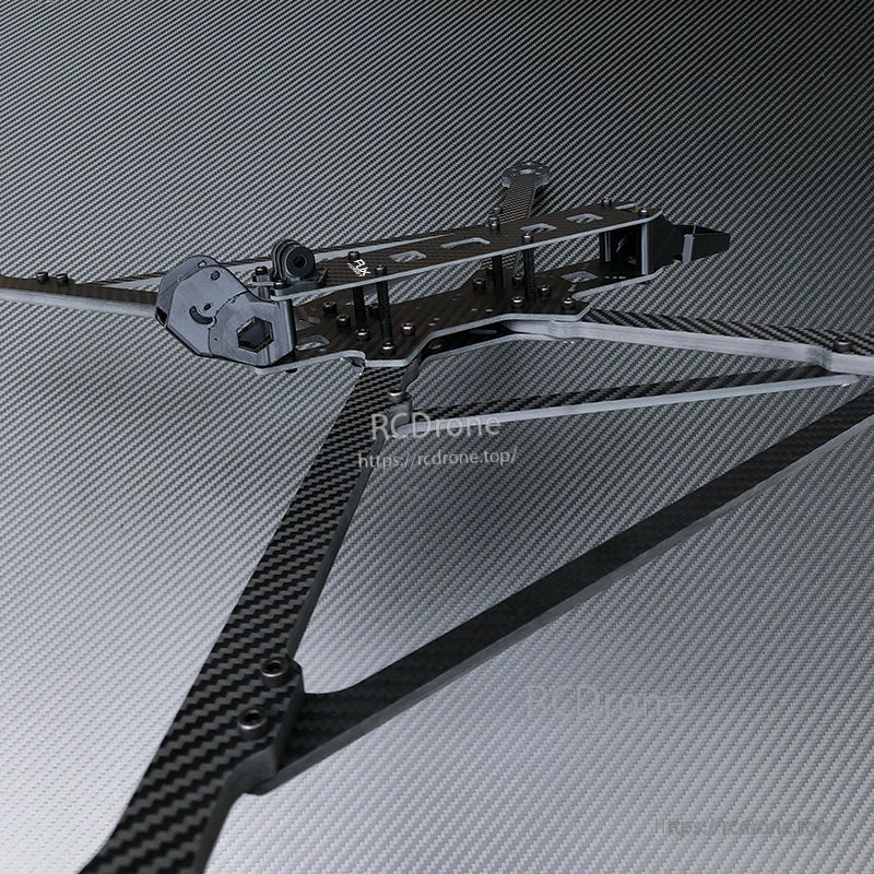 RJX A13 13-inch X-class FPV racing drone frame kit with carbon fiber arms, top plate and front camera mount