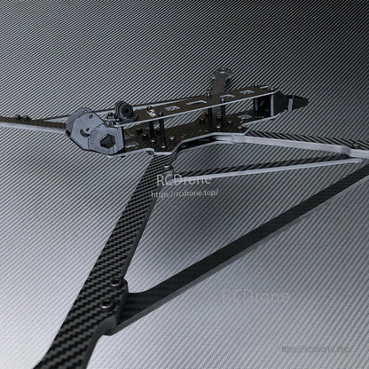 RJX A13 13-inch X-class FPV racing drone frame kit with carbon fiber arms, top plate and front camera mount