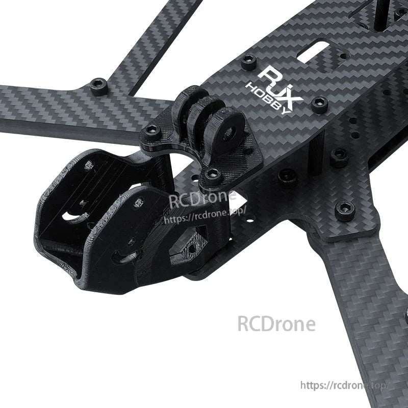 RJX A13 13-inch carbon fiber FPV racing drone frame with front camera mount and X-style arms