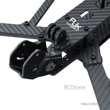 RJX A13 13-inch carbon fiber FPV racing drone frame with front camera mount and X-style arms