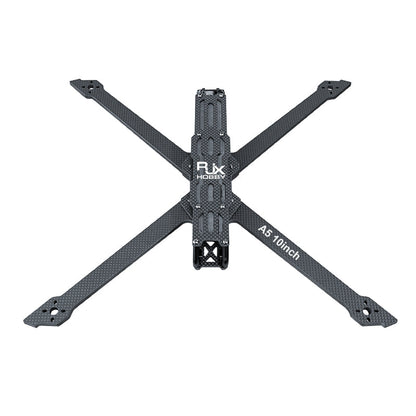 RJX A5 10-inch carbon fiber FPV drone frame with X-style arms and RJX Hobby center plate