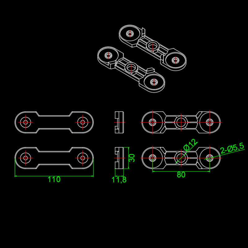 RJX CW and CCW Propeller Clip for DJI T20
