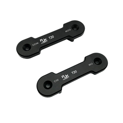 RJX CW/CCW Propeller Clip, RJX Hobby CW and CCW propeller clip tools, black anodized T20 wrenches labeled M9 for RC helicopters