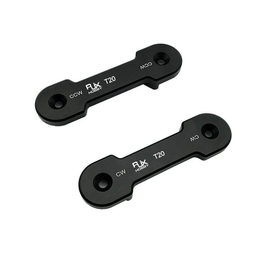 RJX CW/CCW Propeller Clip, RJX Hobby CW and CCW propeller clip tools, black anodized T20 wrenches labeled M9 for RC helicopters