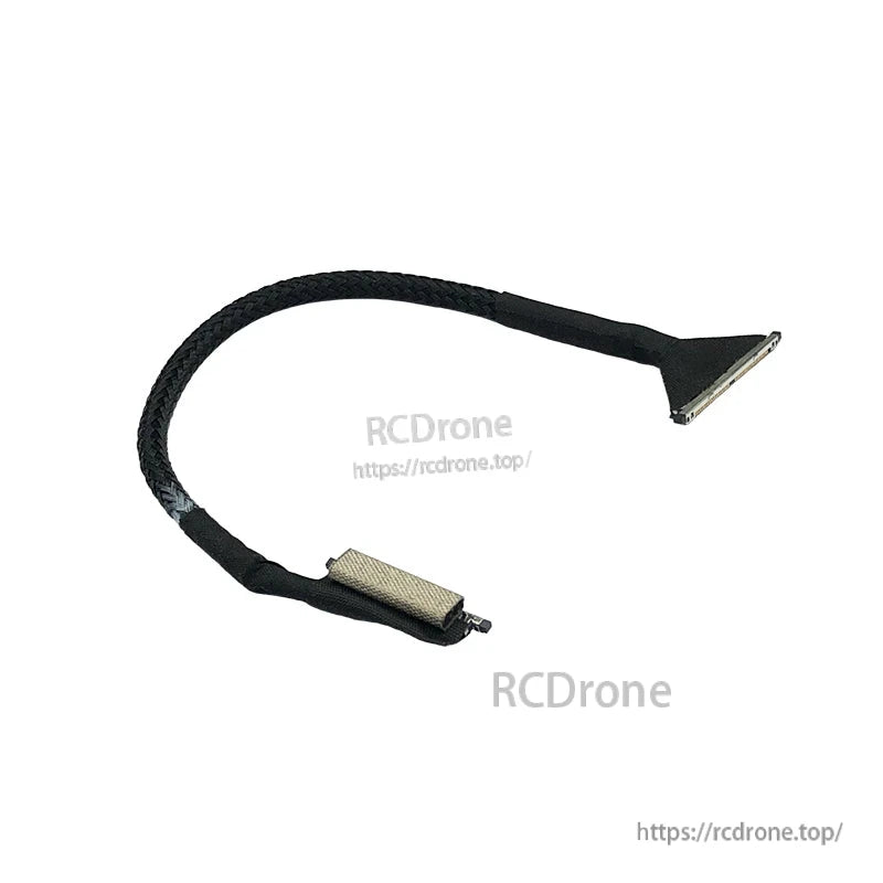 RJX DJI O3 Compatible Coaxial Cable, RJX DJI O3 compatible braided coaxial cable with board connector and small plug end