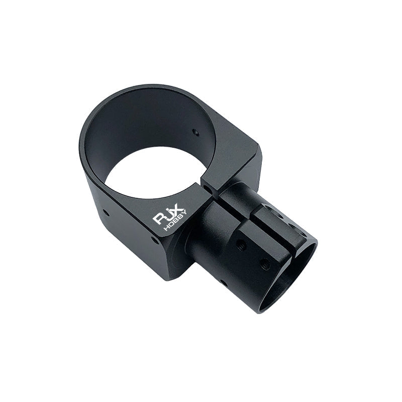 RJX aluminum alloy tee tripod joint connector with split clamp for UAV landing gear carbon fiber tubes