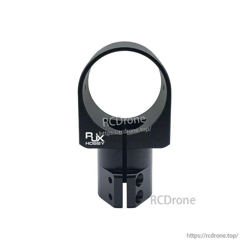 RJX Hobby aluminum tee tripod joint connector clamp with circular ring and split tube mount for UAV landing gear