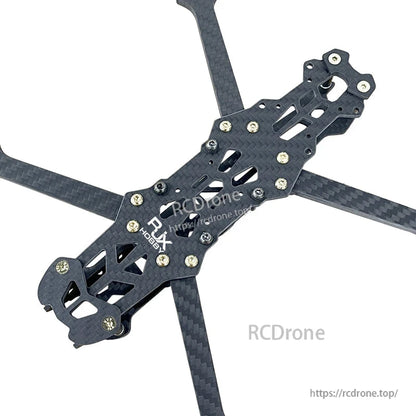 RJX Mark4 V2 5-inch FPV racing drone carbon fiber frame kit with twill matte arms and top plate