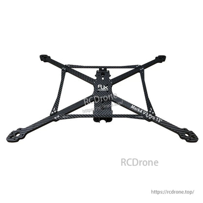 RJX Mark4 V3 Pro 13-inch carbon fiber FPV drone frame kit with four arms and center plate