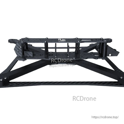 RJX Mark4 V3 Pro 13-inch carbon fiber FPV racing drone frame kit with top plate and standoffs
