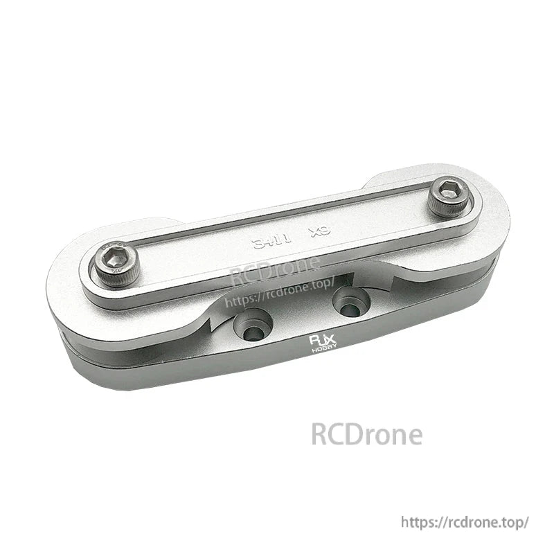 RJX Propeller Clip, RJX metal propeller clip clamp with two hex screws, silver RC drone prop holder tool
