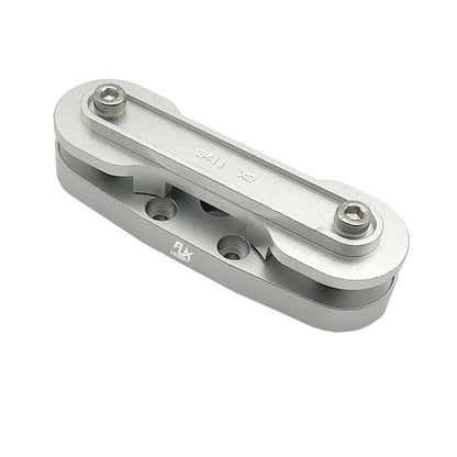 RJX propeller clip tool in silver aluminum with hinged clamp body and two hex screws