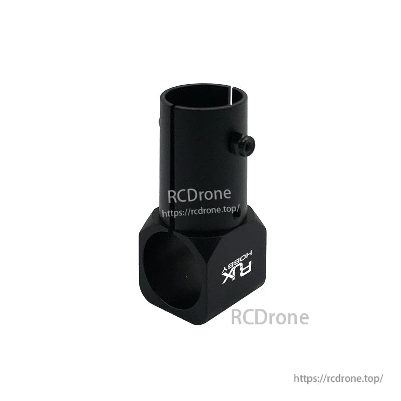 RJX Quick Release 15mm Single Rod Clamp, RJX quick release single rod clamp with thumb screw, black metal mount for 15mm rod systems