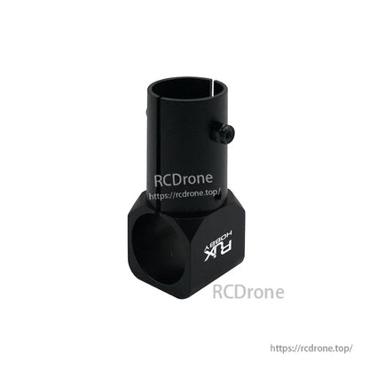 RJX Quick Release 15mm Single Rod Clamp, RJX quick release single rod clamp with thumb screw, black metal mount for 15mm rod systems