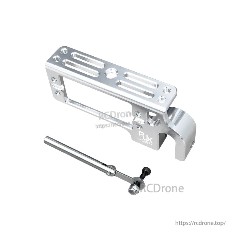 RJX Servo Dispenser Parabolic Switch, RJX CNC aluminum servo dispenser parabolic switch bracket with slotted mount plate and linkage rod