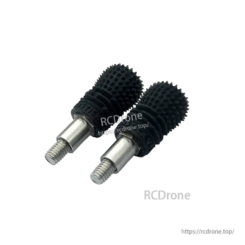 Pair of RJX V3 M3L anti-slip gimbal sticks with textured black grips and metal threaded shafts