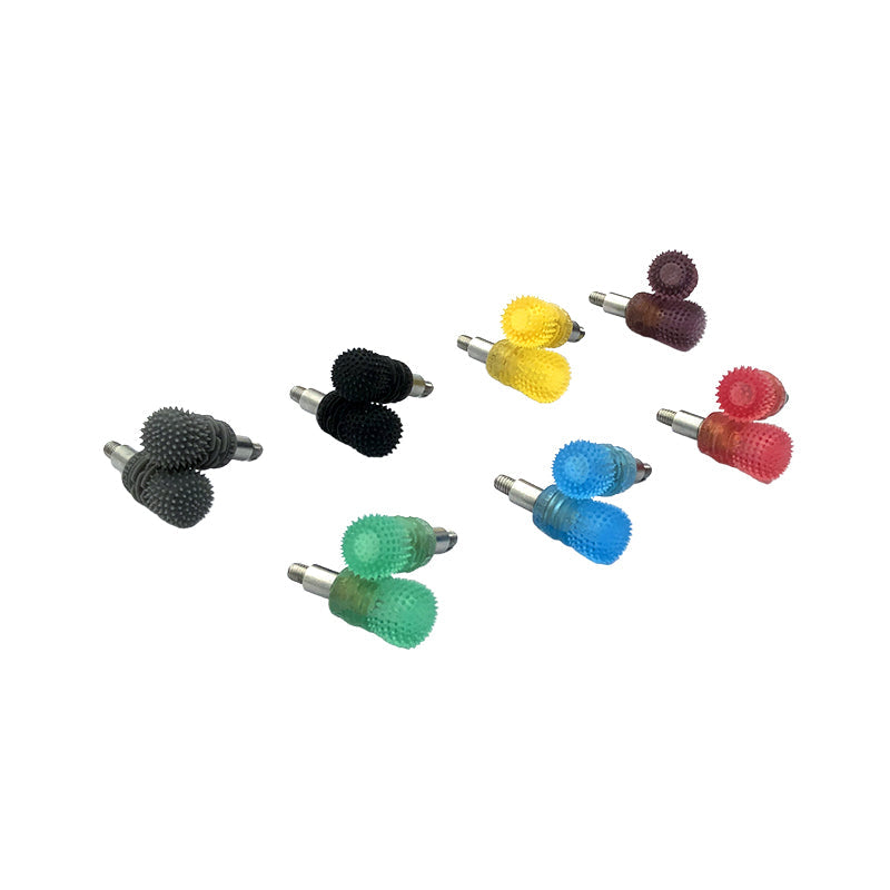 RJX V3 M3L anti-slip gimbal sticks with textured grips and threaded metal shafts in assorted colors
