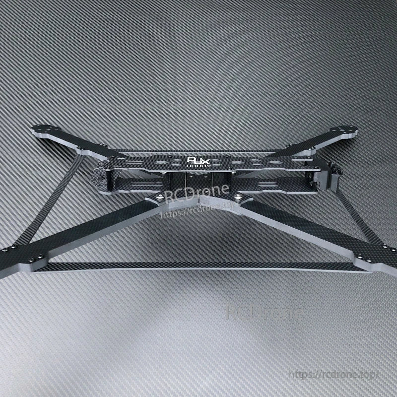 RJX X15 carbon fiber 15-inch FPV racing drone frame kit with X-style arms and RX HOBBY center plate