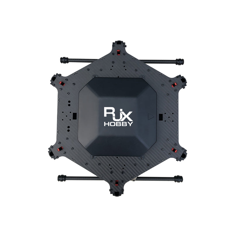 RJX 1000mm 6-Axis Carbon Fiber Umbrella Folding Hexacopter Frame with Motor Mounts for Industrial Drone