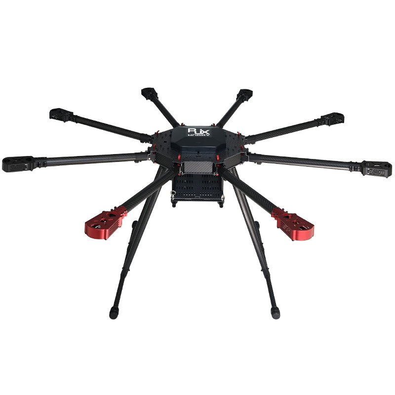 RJX 1080mm Octocopter Frame - Carbon Fiber 8-Axis Multirotor Drone Frame with Motor Mounts for Industrial Drone