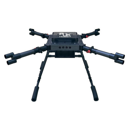 RJX 1200mm 4-Axis Drone Frame - 8-prop Carbon Fiber Umbrella Folding Quadcopter Frame with Motor Mounts for Industrial Drone