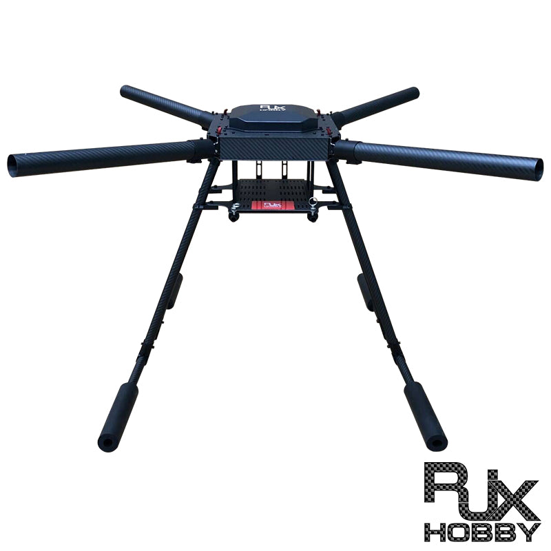 RJX 1200mm Drone Frame - 4-Axis Carbon Fiber Umbrella Folding Quadcopter Frame without motor mounts for Industrial Drone