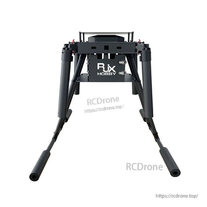 RJX Hobby RJX1200D carbon fiber quadcopter frame with long landing gear and central mounting plate