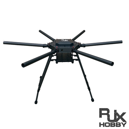 RJX 1300mm 6-Axis Carbon Fiber Umbrella Folding Hexacopter Frame without motor mounts for Industrial Drone